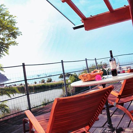 Piran Beach House - Private Oasis - Beachfront Apartment With A Sea View Terrace Exterior foto