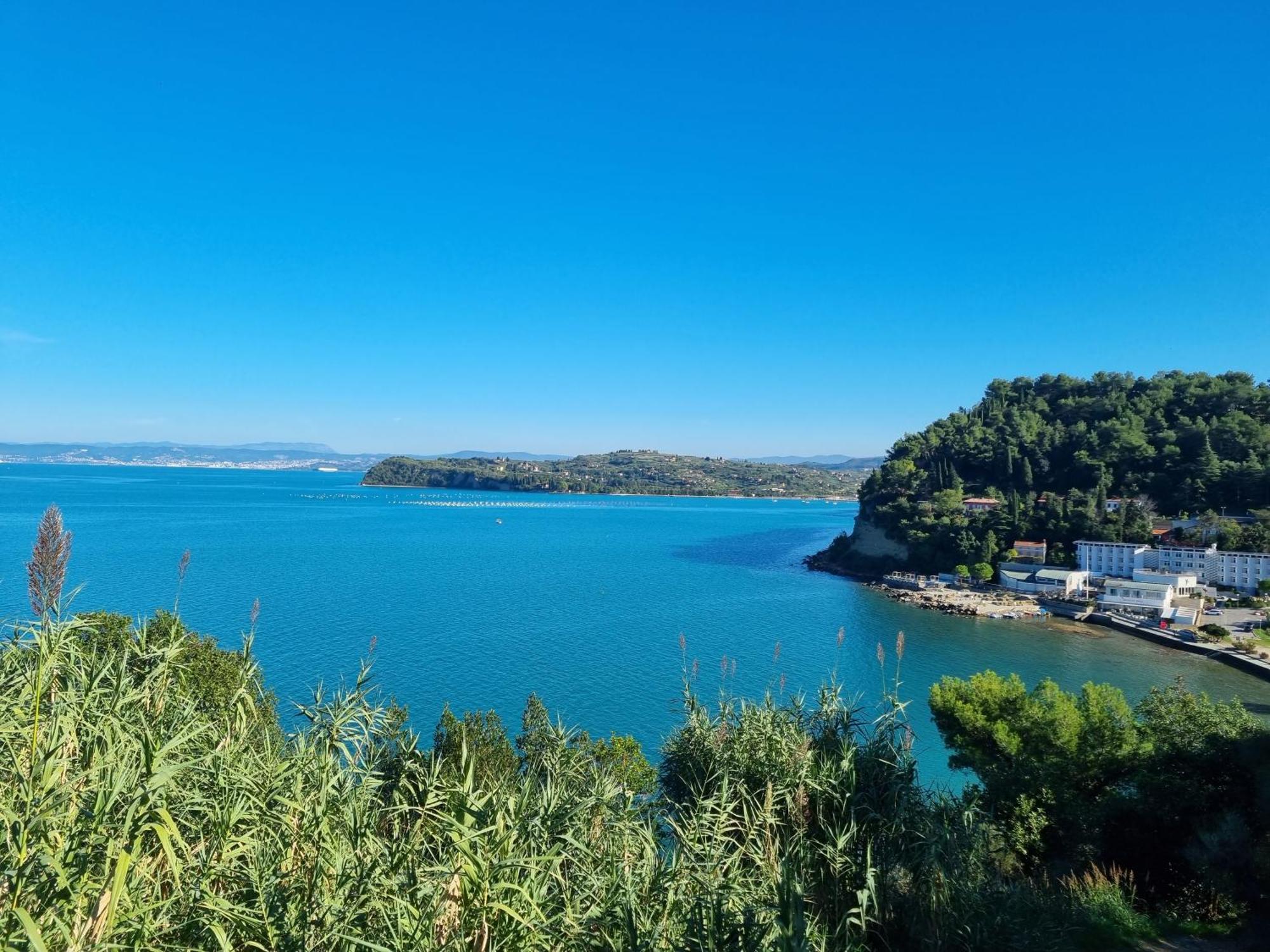 Piran Beach House - Private Oasis - Beachfront Apartment With A Sea View Terrace Exterior foto